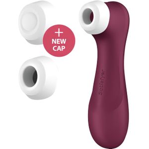 Satisfyer - Pro 2 Generation 3 - Luchtdruk Vibrator - Wijnrood