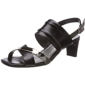 Gerry Weber Shoes Florenz 01 Sandalen met hielbandje voor dames, Zwart zwart zwart combi 101, 36 EU