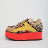 Buffalo 1330-6 Leopard Suede Fur Leather