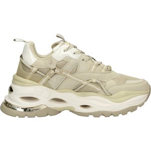 Buffalo, Schoenen, Dames, Beige, 40 EU, Hollow Triplet Sneakers