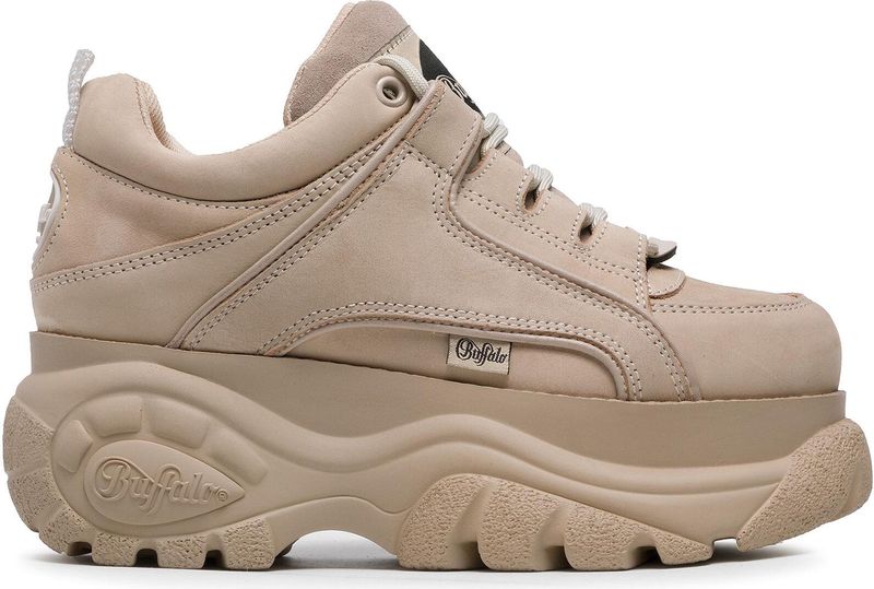 Buffalo - Classics Low - Sneakers - Crèmekleurig - Nubuckleer