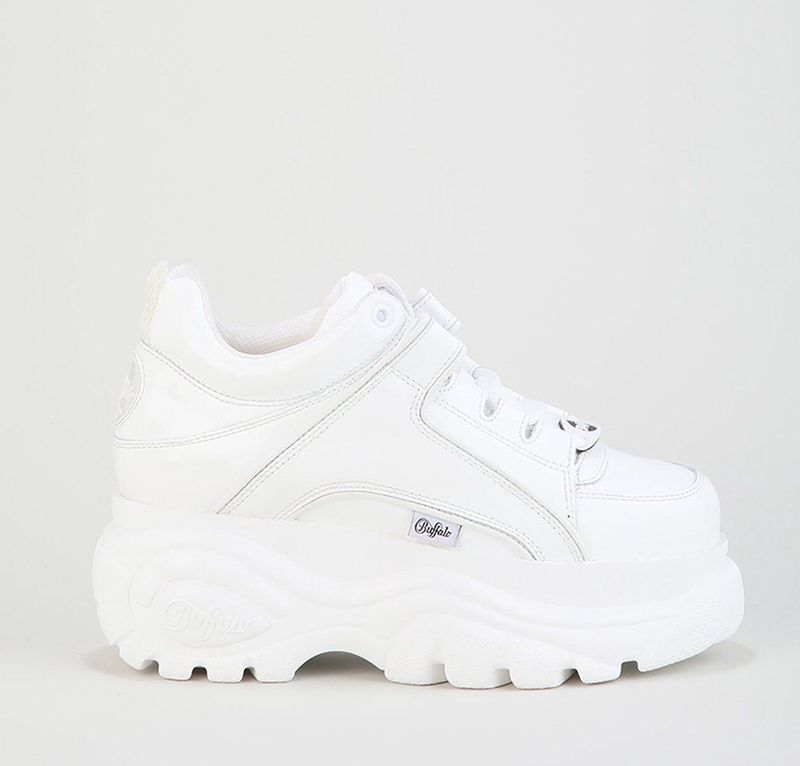 Buffalo - 1339-14 2.0 - Lakleren Sneakers - Blanco - Chunky