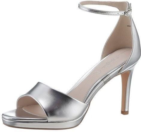 Buffalo - Ronja - Sandalen - Zilver - Leer - Veganistische Materialen