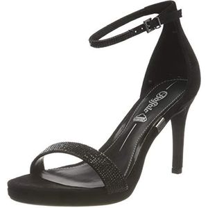 Buffalo sandalen met riem monroe 2 Zwart-37