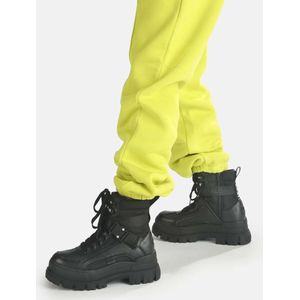 Buffalo - Aspha Com 1 - Veterboots - Zwart - Imitatieleer/Textiel