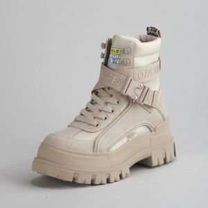 Buffalo - Aspha Com 1 - Veterboots - Zwart - Imitatieleer/Textiel