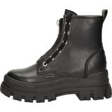 Enkellaarsjes - Effen - Imitatieleer - Versterkte Hak - Blokhak