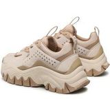 Buffalo - Trail One - Damestrainers - Beige - Rubberen Zool - Geperforeerd