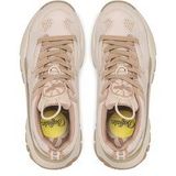 Buffalo - Trail One - Damestrainers - Beige - Rubberen Zool - Geperforeerd