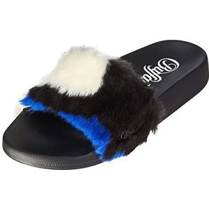 Buffalo Sayo Pantoffels voor dames, blauwgrijs