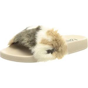 Buffalo Sayo pantoffels voor dames, Grijs beige, 38 EU