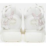 Buffalo Plateausneakers - Parelwit Roos - Chunky Veterschoen
