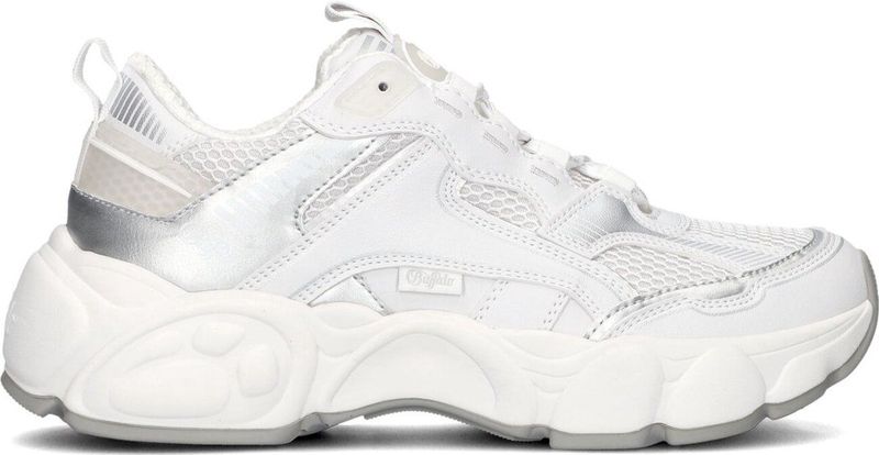 Buffalo Buffalo Cld Run Jog Sneaker Vegan Weiß Silber Sneaker