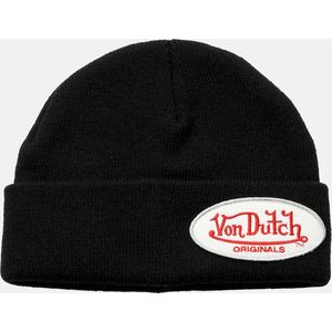 Von Dutch Beanie - Winter '23 Collection - Zwart - Muts Heren - Muts Dames - Mutsen