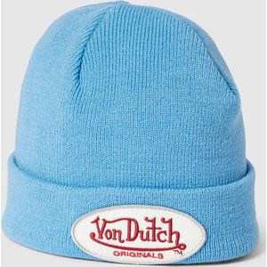 Von Dutch Beanie - Winter '23 Collection - Blue - Muts Heren - Muts Dames - Mutsen Blauw