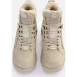 BUFFALO - Aspha - Veterlaarsjes - Beige - Met Plateau