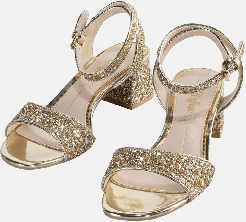 Buffalo - Rainelle - Sandalen - Goud - Imitatieleer - Veganistisch