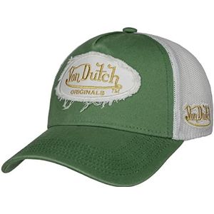 Von Dutch Kalmar Trucker Cap Baseball Cap Truckercap Mesh Cap Snapback, groen, 56/60 cm