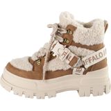 Buffalo - Aspha Combat Mid Warm - Veterboots - Zwart - Imitatieleer - Teddystof