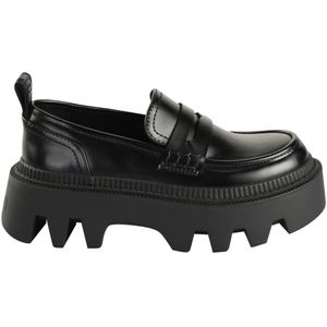 Buffalo - Flora Loafer - Vegan - Zwart - Imitatieleer - Dikke Zool