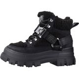Buffalo - Aspha Com Mid Warm - Veterboot - Zwart - Vegan - Teddystof