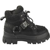 Buffalo - Aspha Com Mid Warm - Veterboot - Zwart - Vegan - Teddystof