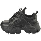 Buffalo - Binary C - Sneakers - Zwart - Vegan Nappaleer - Lichtgewicht