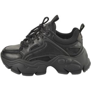 Buffalo - Binary C - Sneakers - Zwart - Vegan Nappaleer - Lichtgewicht
