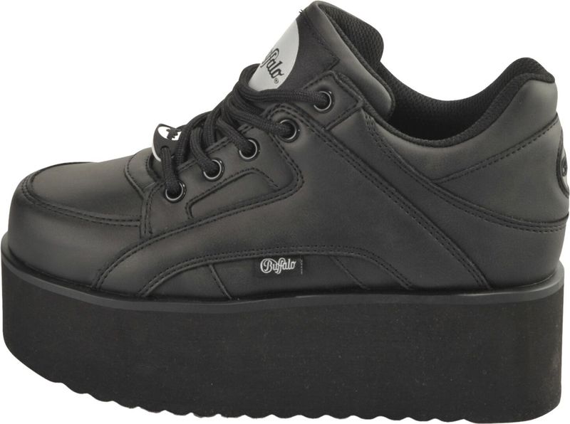 Buffalo - Tower Sneakers - Zwart - Veganmateriaal - Lichtgewicht