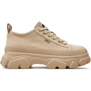 Buffalo - Cade Lace Up Lo - Dameschoenen - Zwart - Textiel