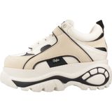 Sneakers - Color-Blocking - Imitatieleer - Met Plateau