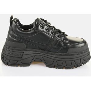 Buffalo - Fusion - Nette Schoenen - Zwart - Imitatie Nubuck Leer - Vegan