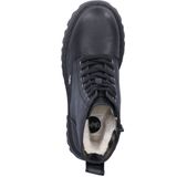 Buffalo - Aspen Lace Up - Veterschoenen - Zwart - Blokhak - 6 cm Hakhoogte