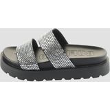 Buffalo - Raya TSS Spark - Slippers - Zwart/Zilver - Vegan Textiel