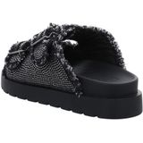 Buffalo - Eve Ari Spark - Vrouwenslippers - Zwart/Grijs - Vegan Leer