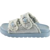 Eve Ari Spark - Dames Sandaal - Blauw - Textiel