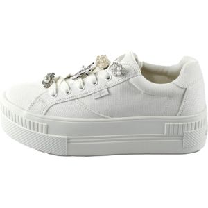 Buffalo Plateausneaker "PAIRED ICE", Schnürschuh, Freizeitsneaker, Halbschuh mit Schmuckelementen