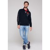 Camp David - Sweatshirt - Troyerkraag - Heren