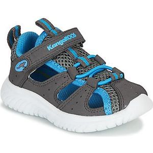 KangaROOS Ki-rock Lite Ev Sneakers voor kinderen, uniseks, Grijs Steel Grey Brilliant Blue 2007