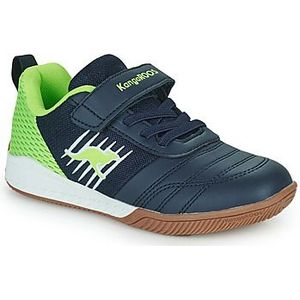 KangaROOS Super Court EV Uniseks-kind Sneaker, Dark Navy Lime 4054, 39 EU