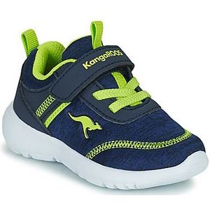 KangaROOS Kids Sneakers Low KY-CHUMMY EV, Dk Navy Lime, 22 EU