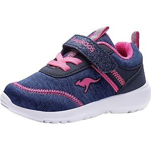 KangaROOS Ky-chummy Ev Sneakers voor meisjes, Dark Navy Fandango Pink 4294, 21 EU