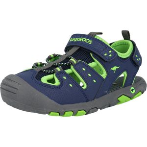 KangaROOS K-Trek sandalen voor jongens, Dk Navy Lime, 30 EU