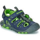 KangaROOS K-Trek sandalen voor jongens, Dk Navy Lime, 28 EU
