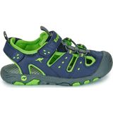KangaROOS K-Trek sandalen voor jongens, Dk Navy Lime, 28 EU