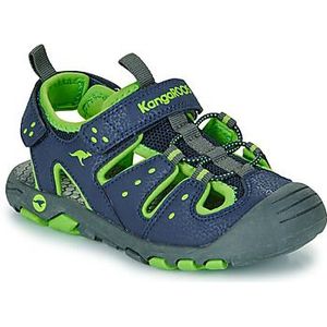 KangaROOS K-Trek sandalen voor jongens, Dk Navy Lime, 28 EU
