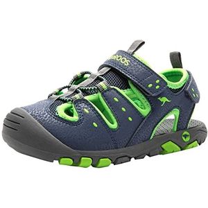 KangaROOS K-Trek Sandalen voor heren, donkerblauw limoen