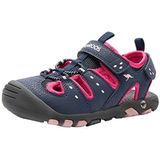 KangaROOS K-Trek sandalen voor meisjes, Dk Navy Fandango pink., 28 EU