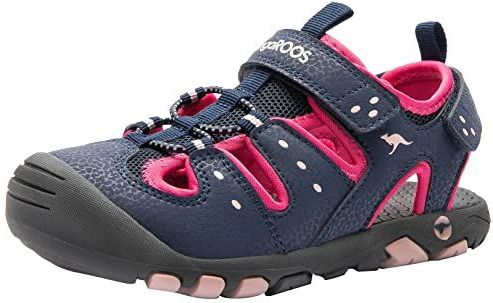KangaROOS K-Trek sandalen voor meisjes, Dk Navy Fandango pink., 28 EU