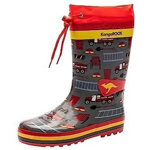 KangaROOS K-summerrain Sneakers voor kinderen, uniseks, Red Firefighter, 31 EU